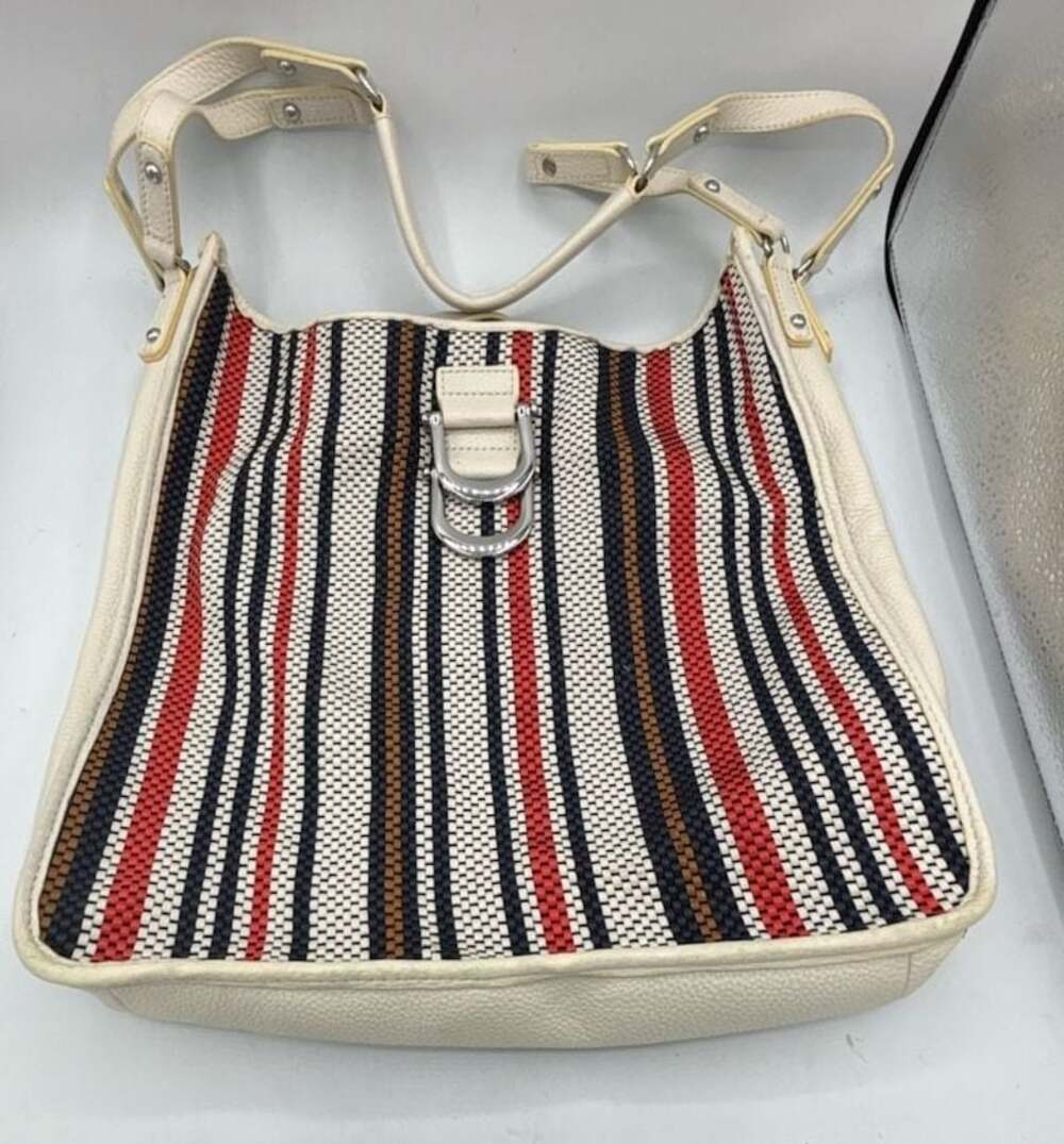 Sam Edelman Meryl Striped Woven Hobo Bag